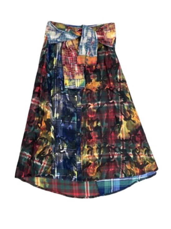Alexis N Dresses & Skirts - ALEXIS Multicolor Patchwork A-Line Skirt - Size S - Boho Chic Designer Style